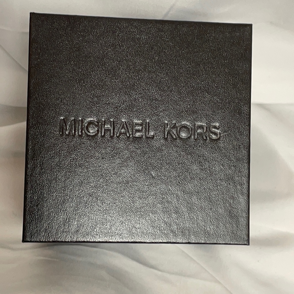 Michael Kors Square Watch Case Dark Brown